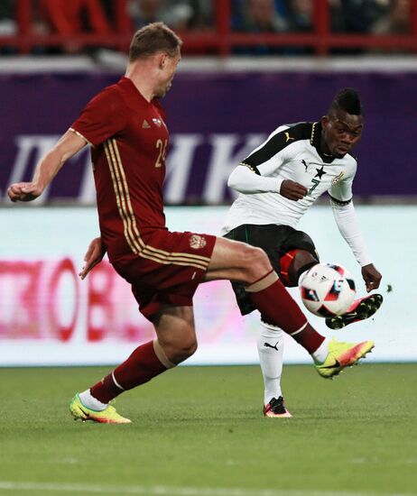 Football. Russia-Ghana friendly match