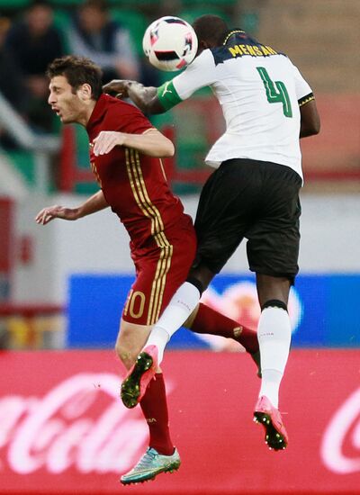 Football. Russia-Ghana friendly match