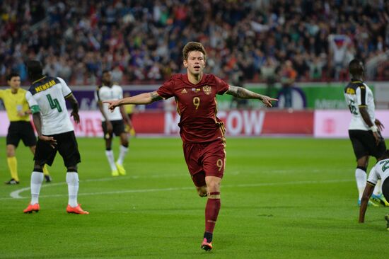 Football. Russia-Ghana friendly
