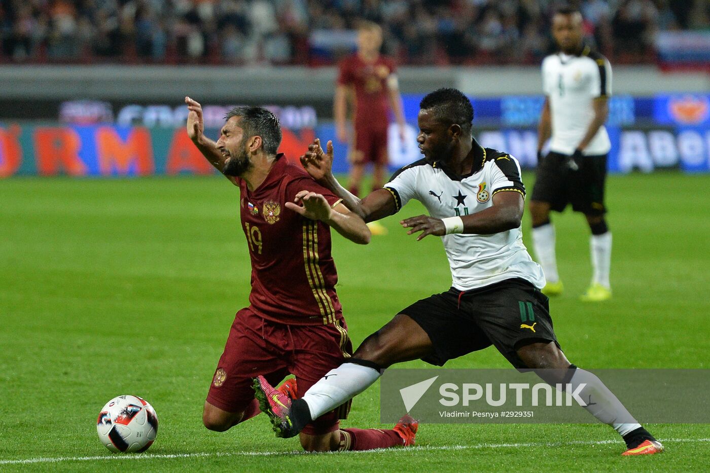 Football. Russia-Ghana friendly