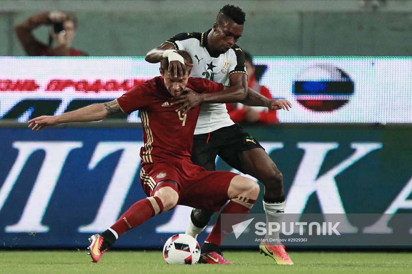 Football. Russia-Ghana friendly