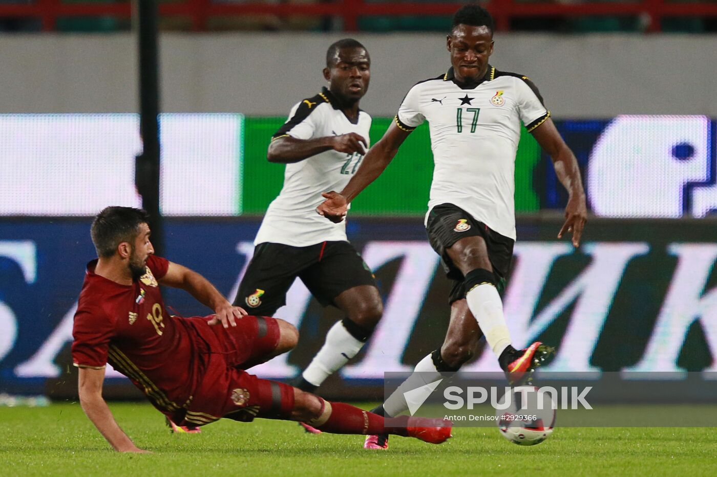 Football. Russia-Ghana friendly