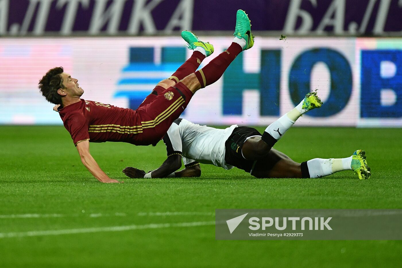 Football. Russia-Ghana friendly