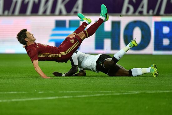 Football. Russia-Ghana friendly