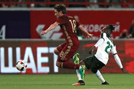 Football. Russia-Ghana friendly