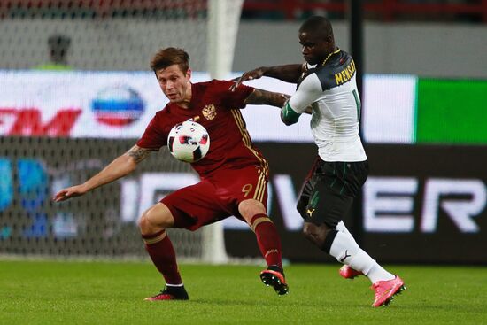 Football. Russia-Ghana friendly