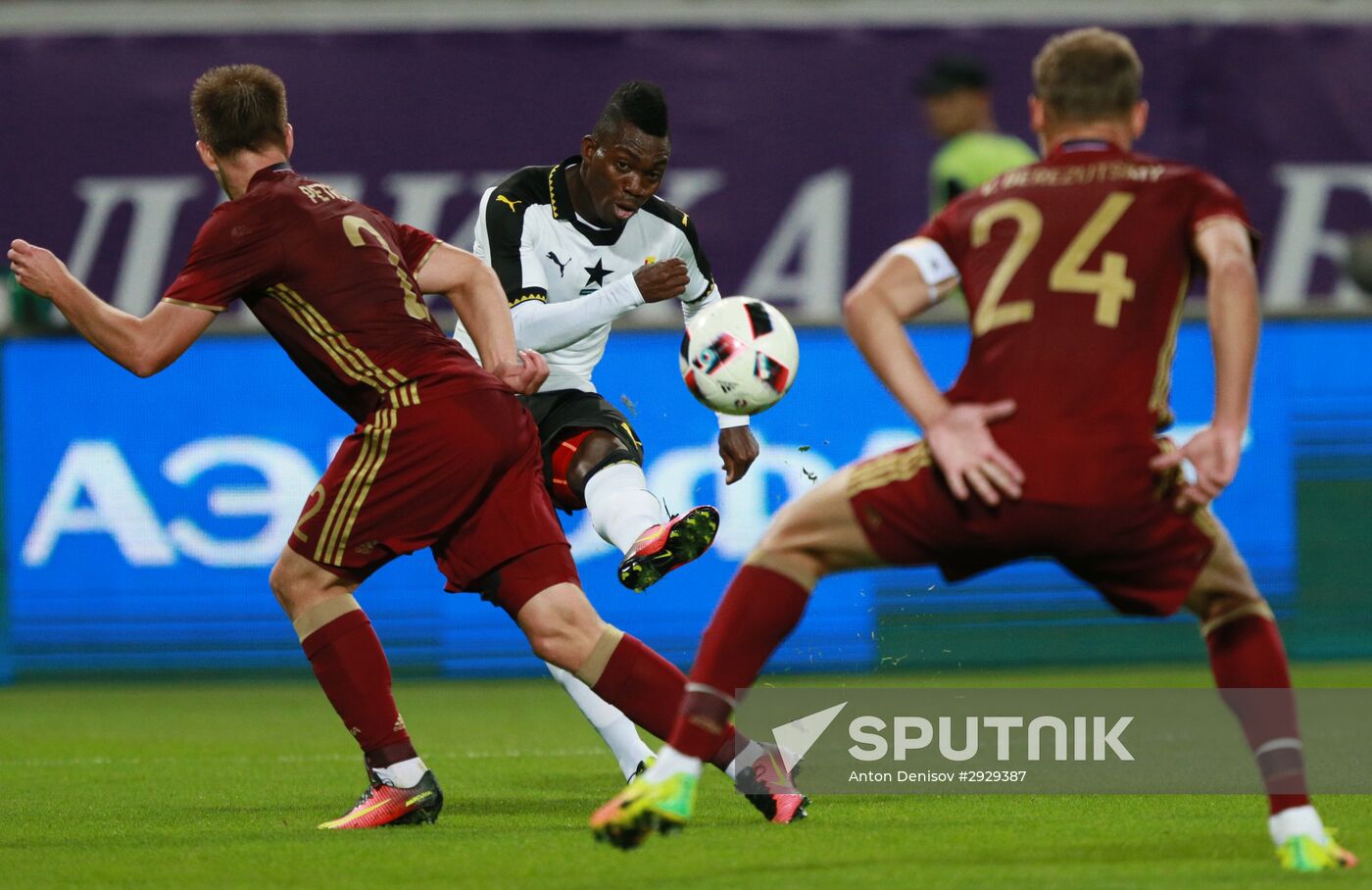 Football. Russia-Ghana friendly