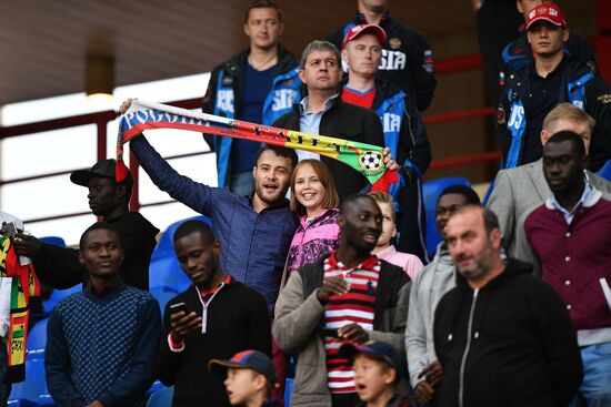 Football. Russia-Ghana friendly