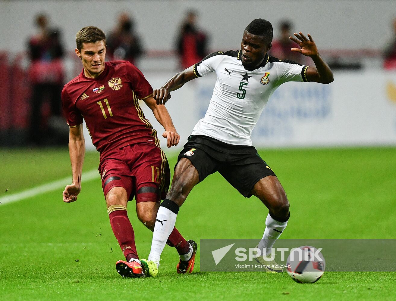 Football. Russia-Ghana friendly