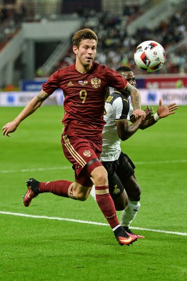 Football. Russia-Ghana friendly match