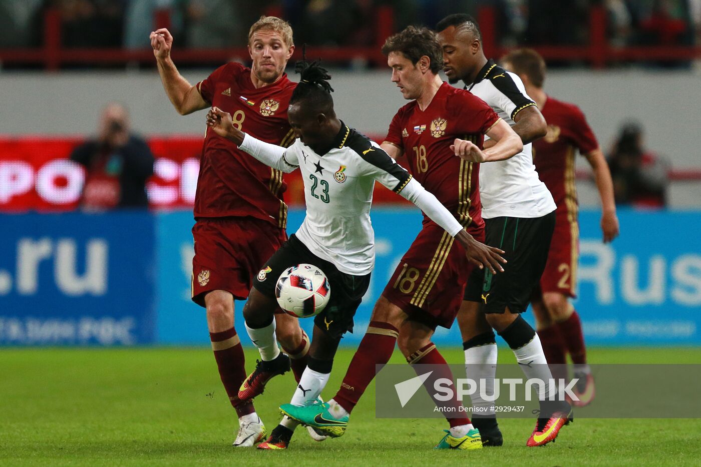 Football. Russia-Ghana friendly