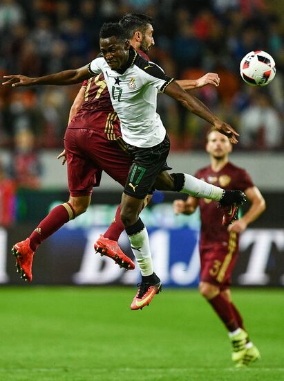 Football. Russia-Ghana friendly match