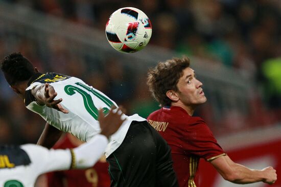 Football. Russia-Ghana friendly