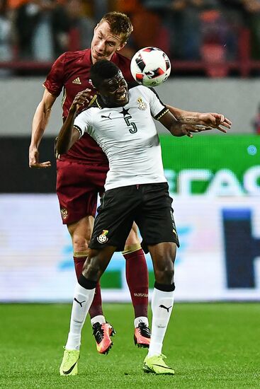 Football. Russia-Ghana friendly match
