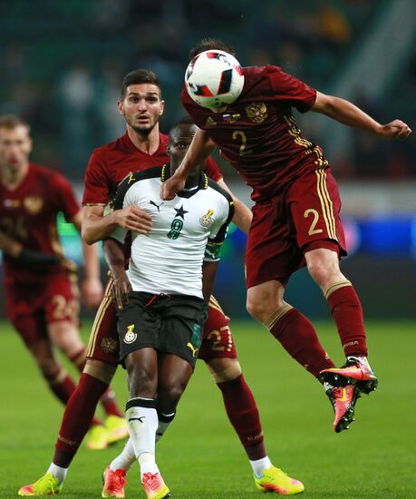 Football. Russia-Ghana friendly