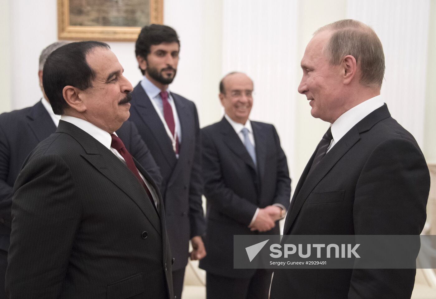 Vladimir Putin meets with King Hamad bin Isa Al Khalifa of Bahrain