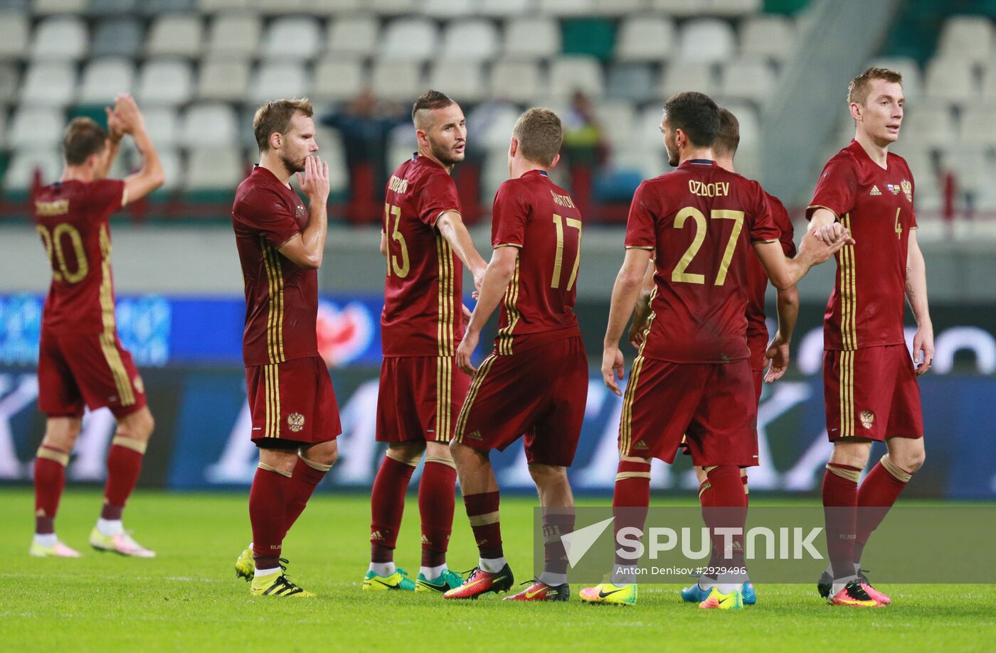 Football. Russia-Ghana friendly