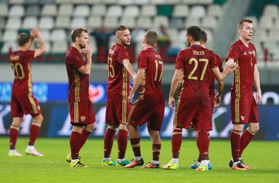 Football. Russia-Ghana friendly