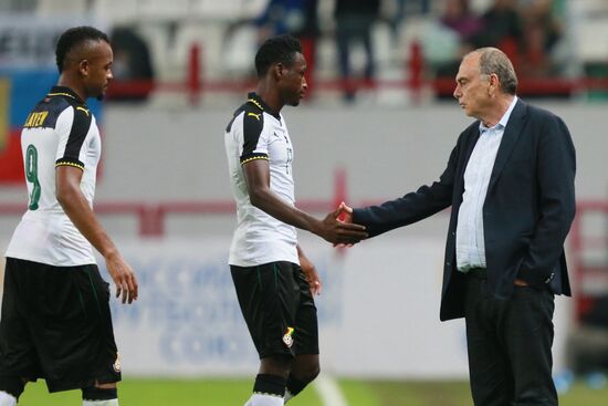 Football. Russia-Ghana friendly