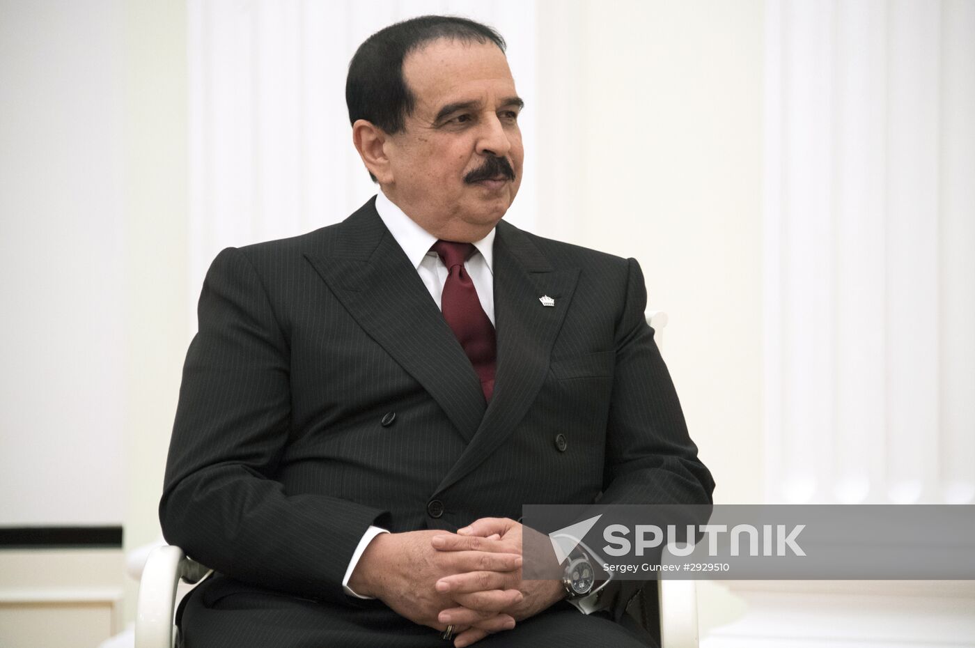 Vladimir Putin meets with King Hamad bin Isa Al Khalifa of Bahrain