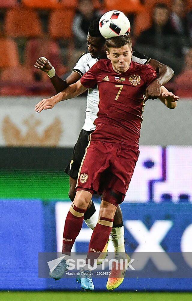 Football. Russia-Ghana friendly match