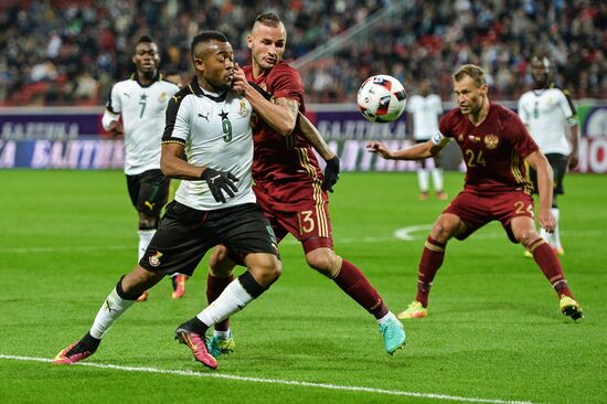 Football. Russia-Ghana friendly