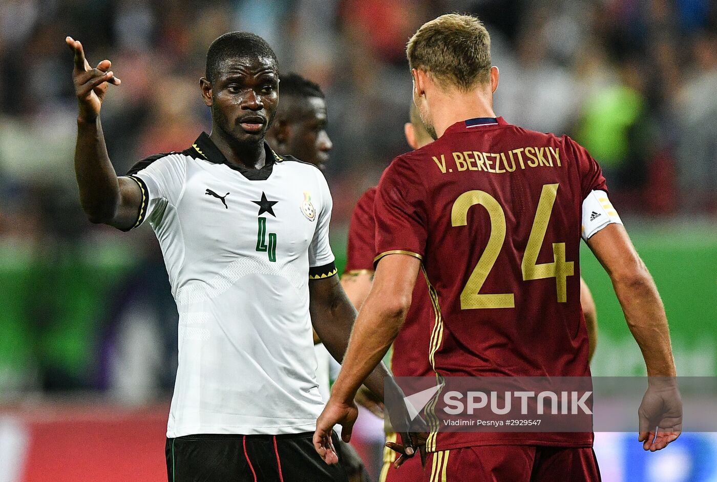 Football. Russia-Ghana friendly