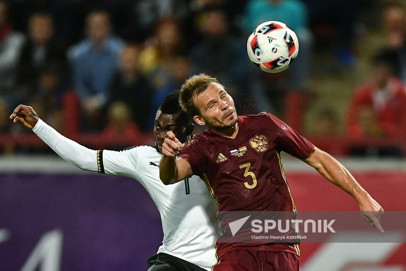 Football. Russia-Ghana friendly