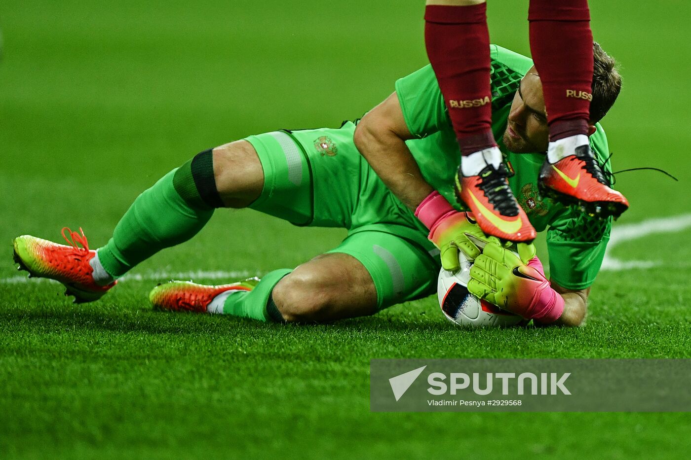 Football. Russia-Ghana friendly