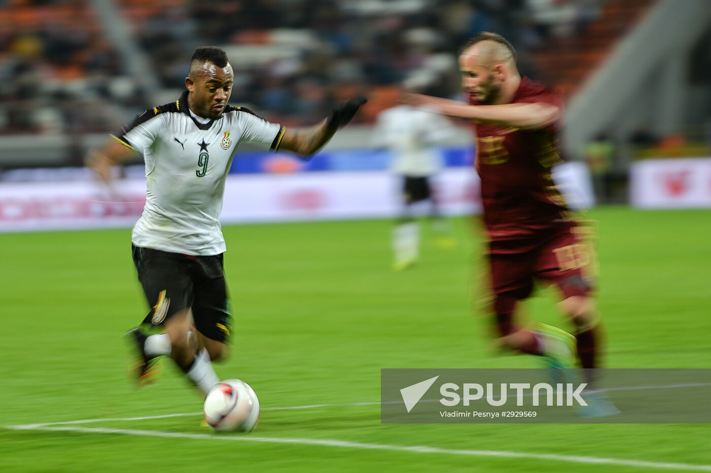 Football. Russia-Ghana friendly