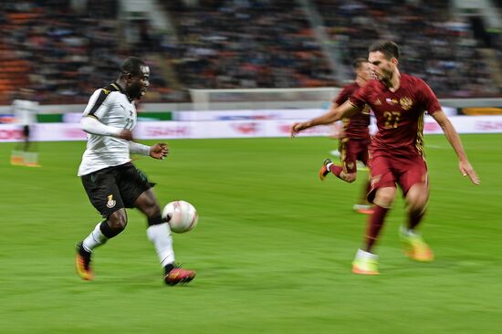 Football. Russia-Ghana friendly