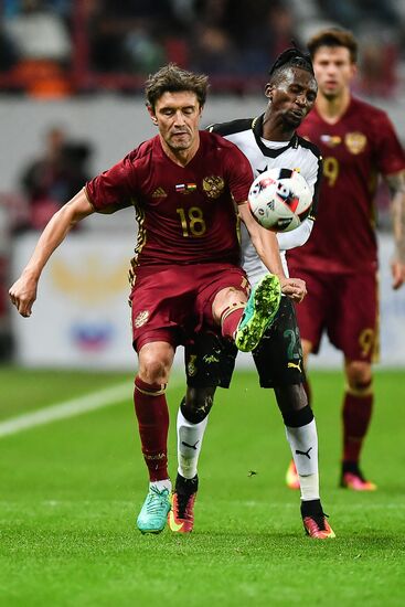 Football. Russia-Ghana friendly match