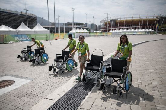 Preparations for Paralympic Games in Rio de Janeiro