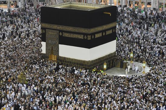 Pilgrims in Mecca