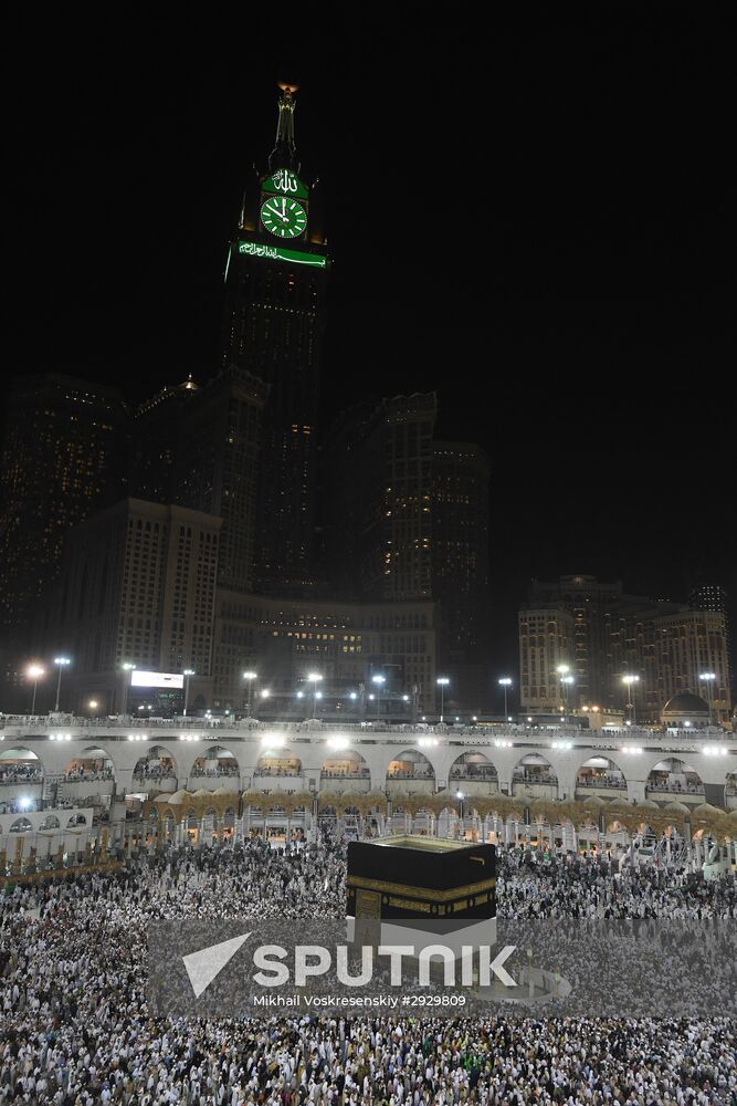 Pilgrims in Mecca