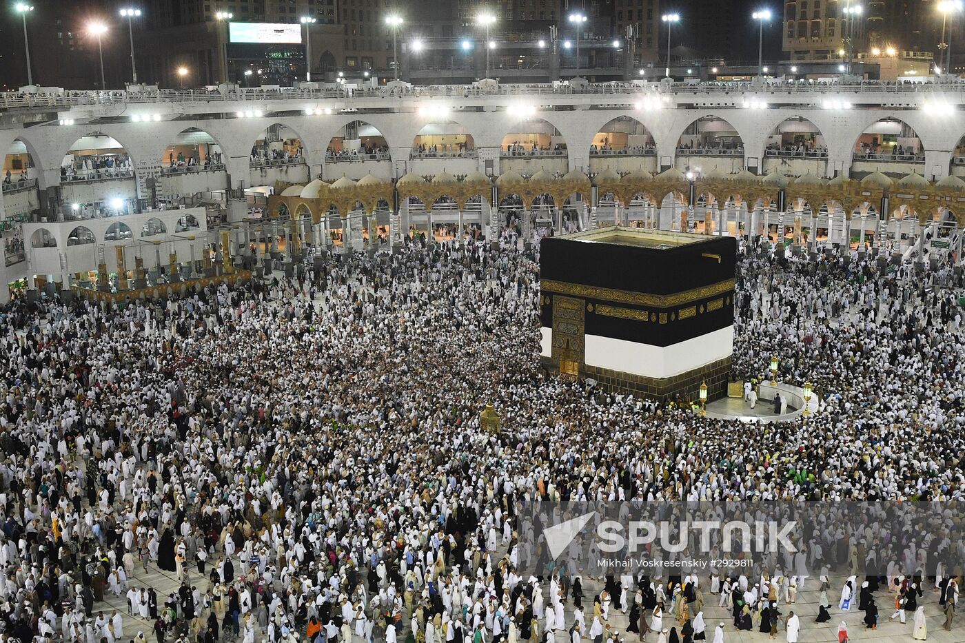Pilgrims in Mecca