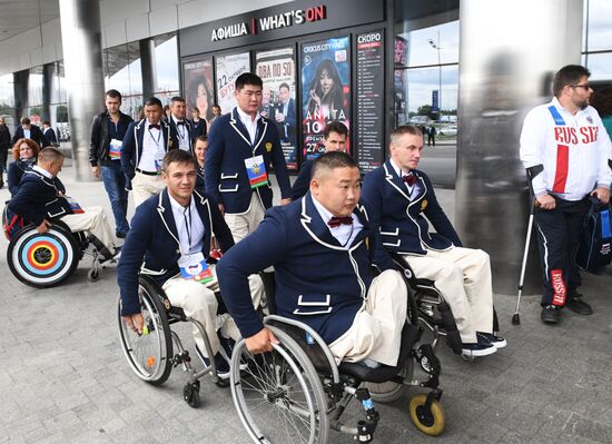 Russian Paralympic games opening ceremony