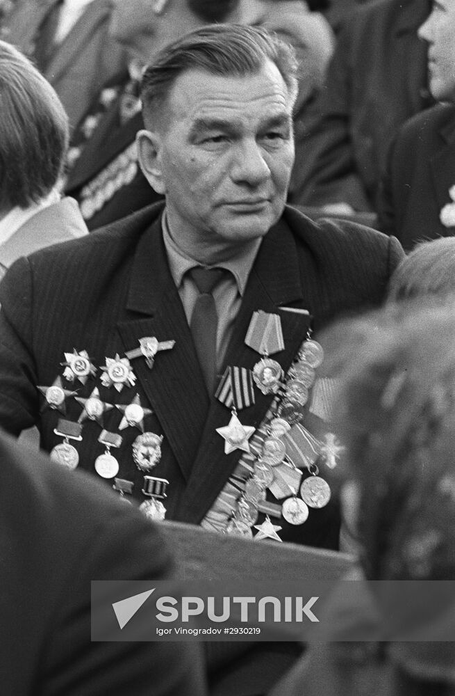 War veteran K. Reutov
