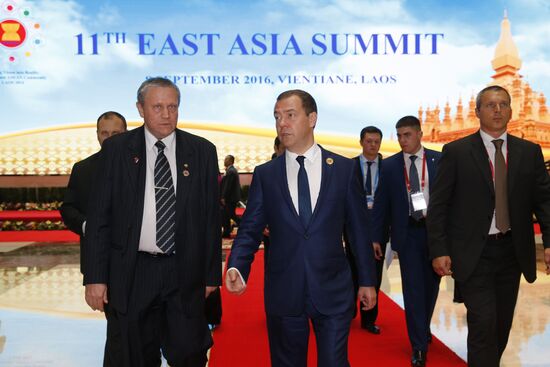 Prime Minister Dmitrty Medvedev visits Laos
