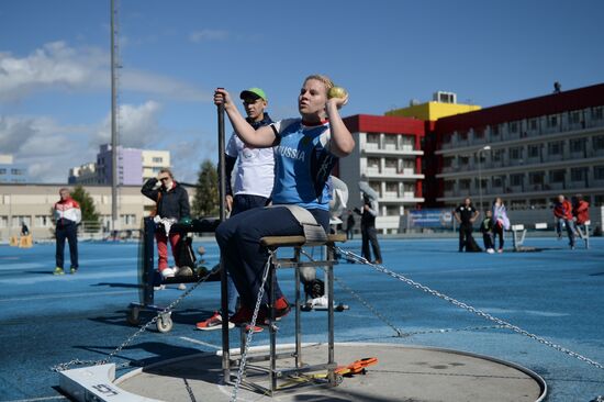 Russian Paralympic Games. Day one