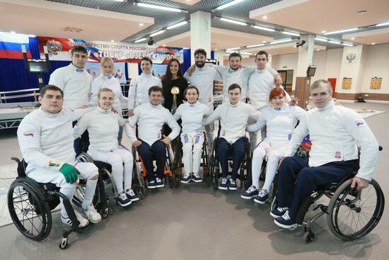 Russian Paralympic Games. Day one