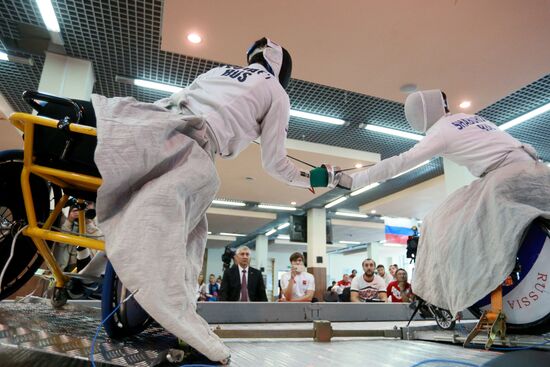 All-Russian paralympics. Day 1