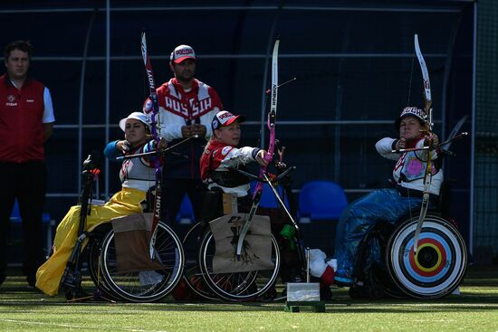 All-Russian paralympics. Day 1