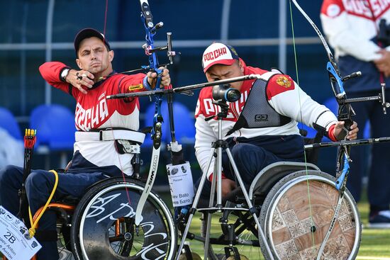 All-Russian paralympics. Day 1