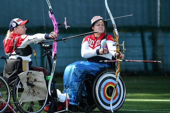 All-Russian paralympics. Day 1