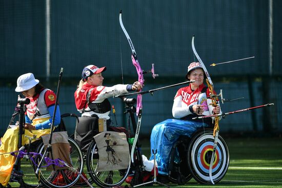 All-Russian paralympics. Day 1