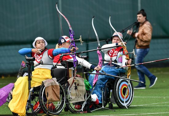All-Russian paralympics. Day 1