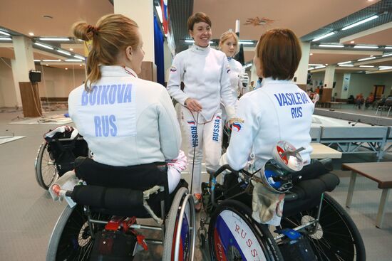 All-Russian paralympics. Day 1