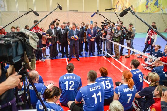 All-Russian paralympics. Day 1