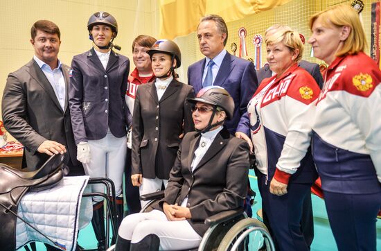 Russian Paralympic Games. Day one